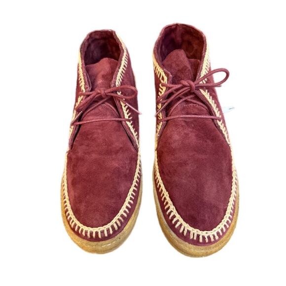 Anthropologie Laidback London Shenje Suede Chukka Women size 40 US 9 - Picture 3 of 7